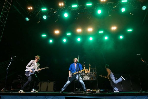 Band McFly at Newmarket Racecourse Band McFly at Newmarket Racecourse